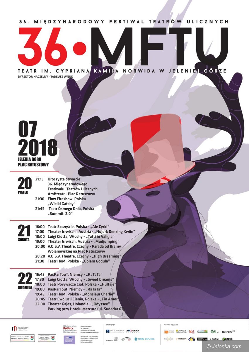 Jelenia Góra: 36. Międzynarodowy Festiwal Teatrów Ulicznych