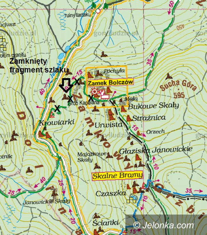 Region: Zamknięty szklak w Rudawach Janowickich