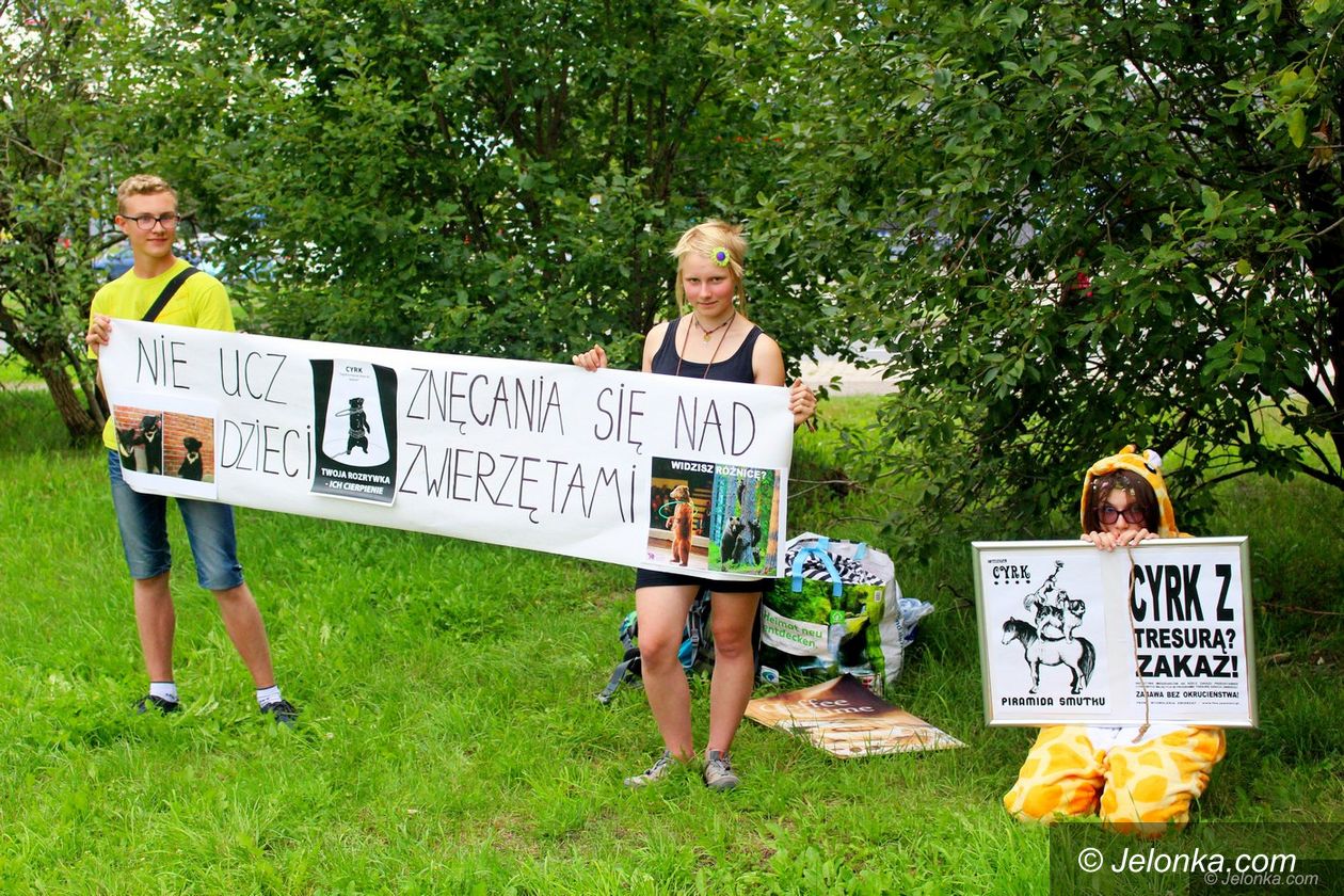 Jelenia Góra: Protestujący: "Kropla drąży skałę"