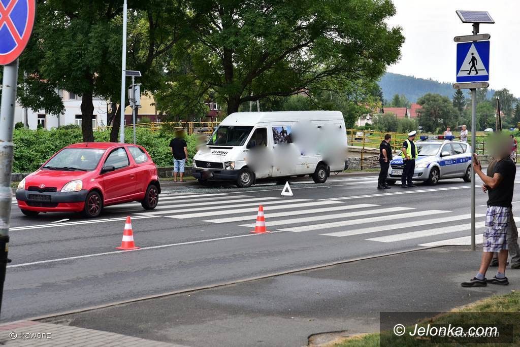 Jelenia Góra: Potrącenie na Wolności