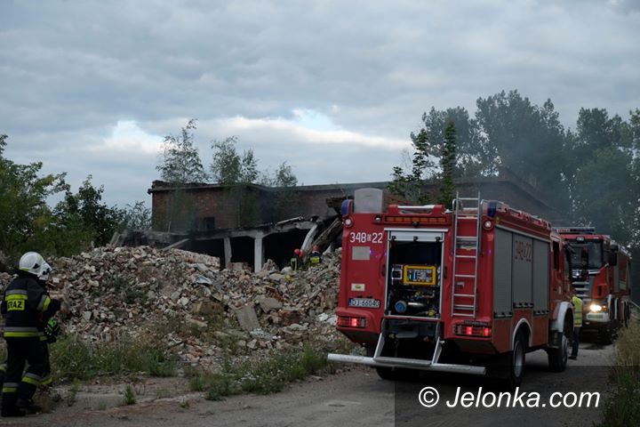 Jelenia Góra: Znów pożar na terenie dawnego Jelchemu