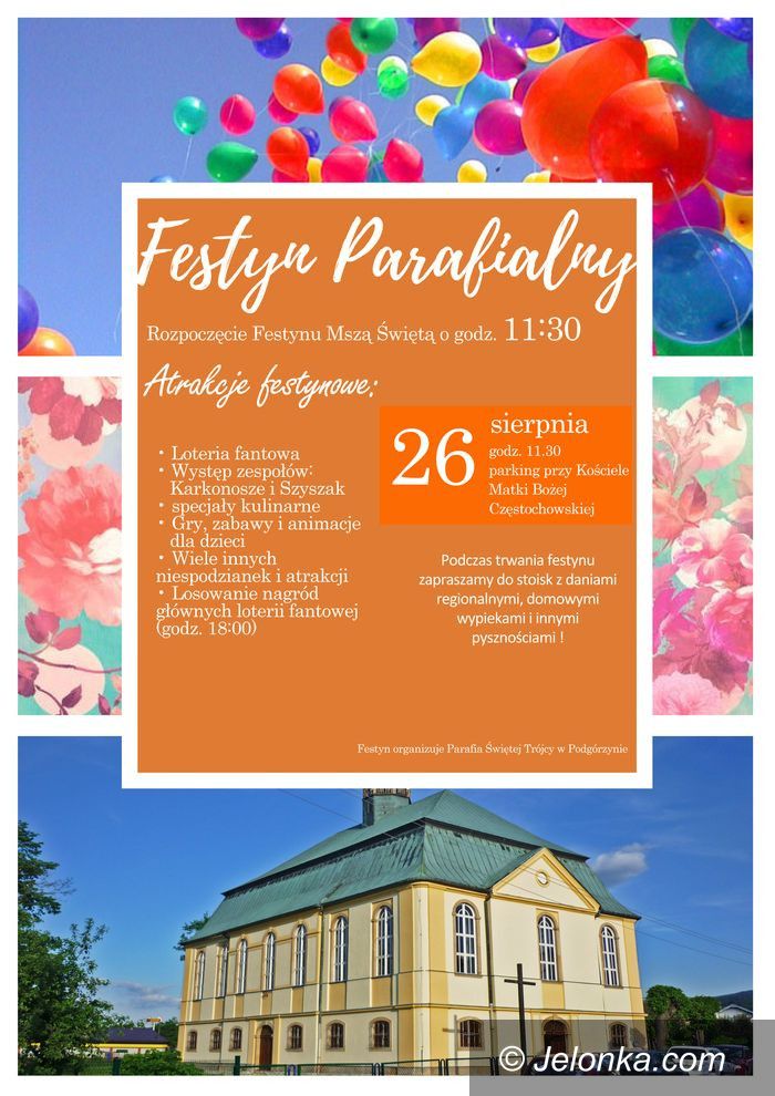 Podgórzyn: Zaproszenie na festyn w Podgórzynie
