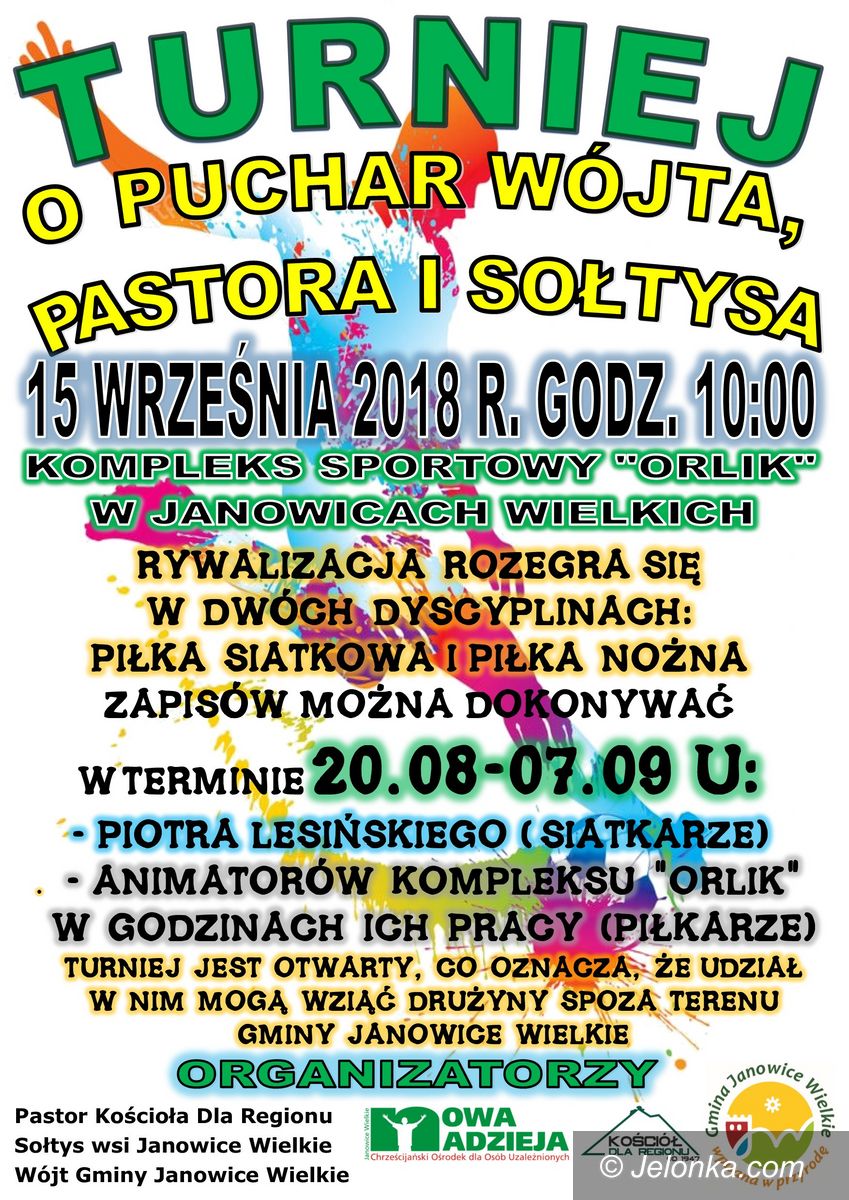 Janowice Wielkie: Zagrają o Puchar Wójta, Pastora i Sołtysa