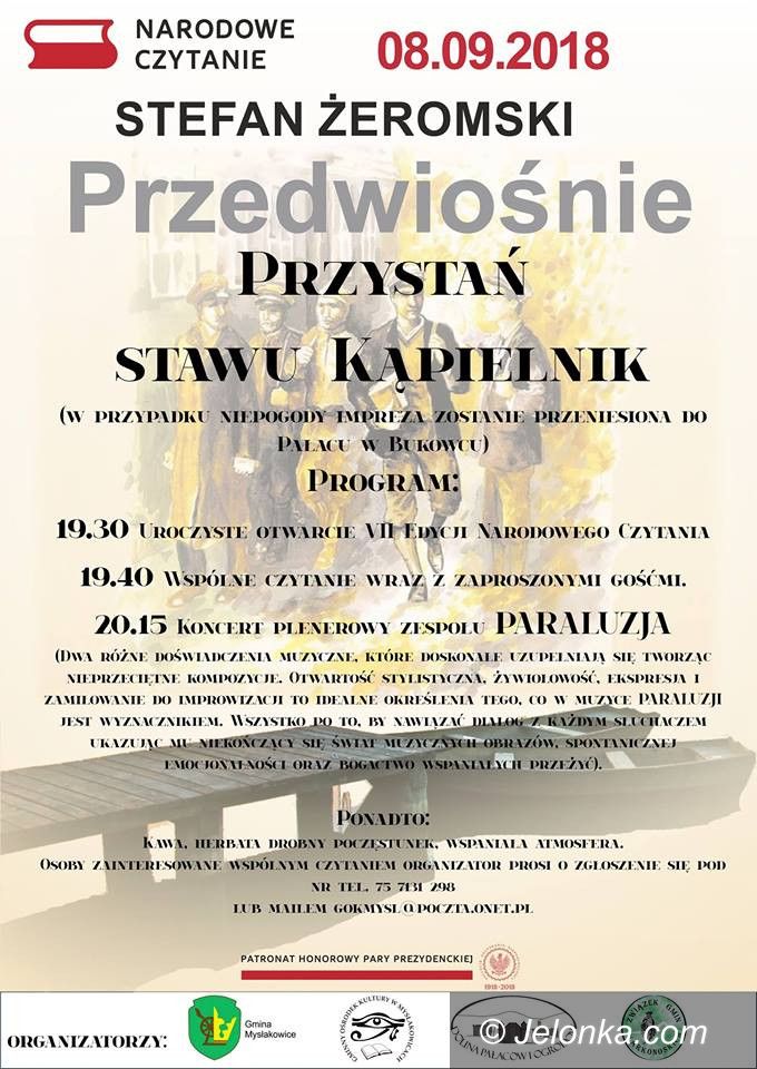 Mysłakowice: „Narodowe Czytanie” na przystani
