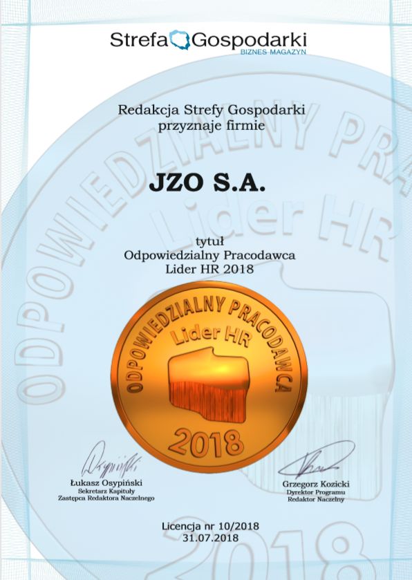 Jelenia Góra: JZO odpowiedzialnym pracodawcą