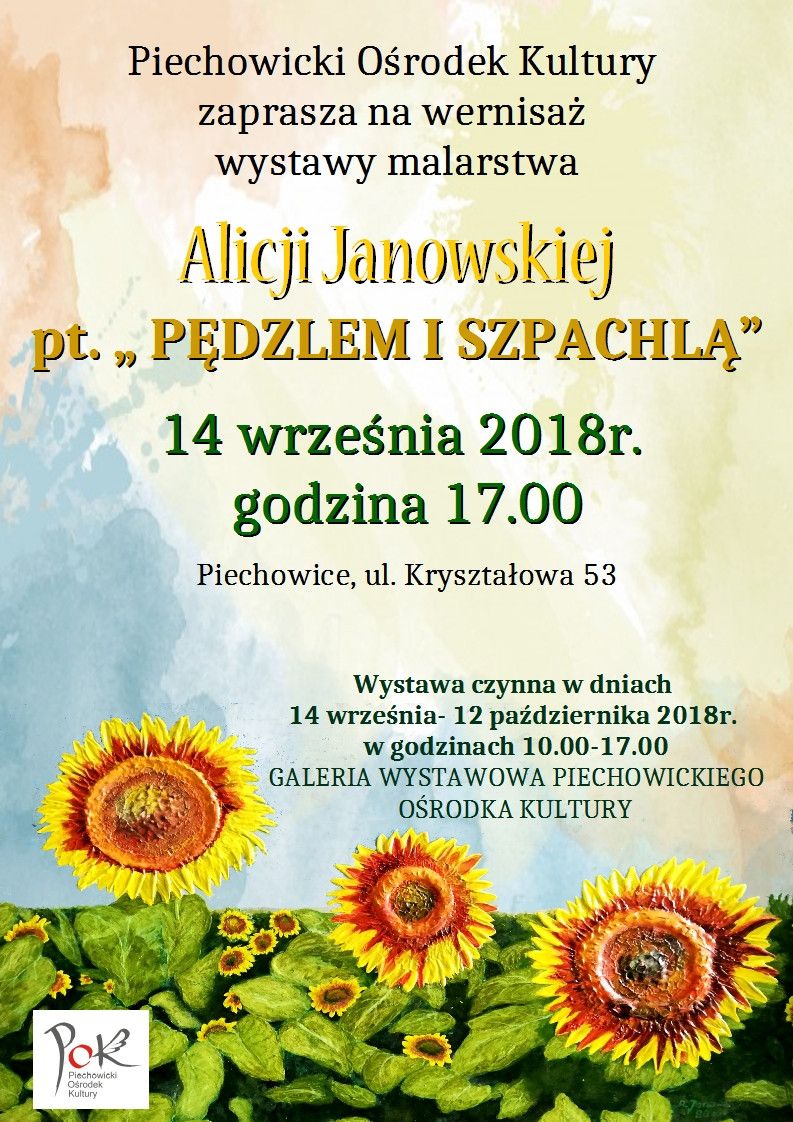 Piechowice: Wernisaż malarstwa Alicji Janowskiej