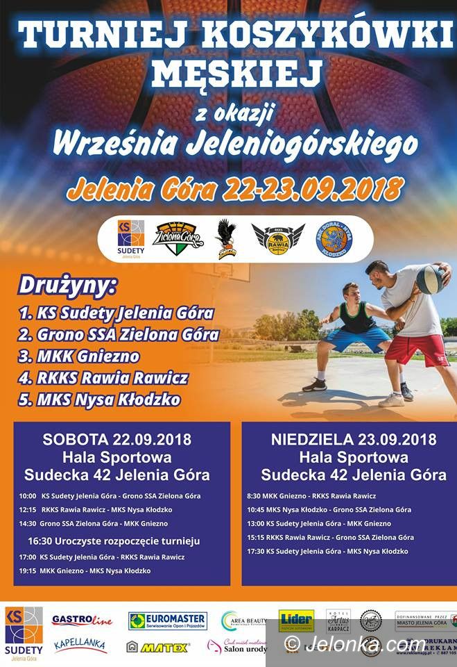 Jelenia Góra: Wrześniowy turniej koszykówki