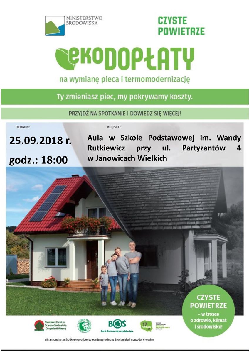 Janowice Wielkie: O programie "Czyste Powietrze"