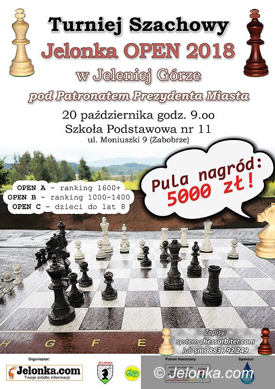 Jelenia Góra: Powalczą szachiści. W puli 5000 złotych!