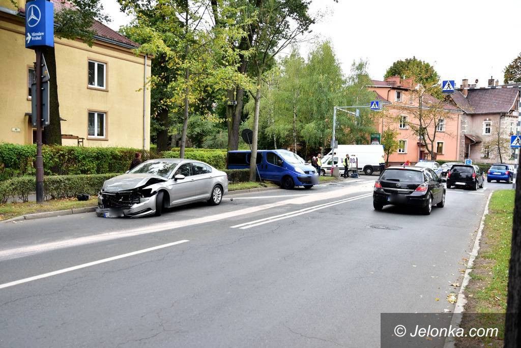 Jelenia Góra: Kolizja na krzyżówce