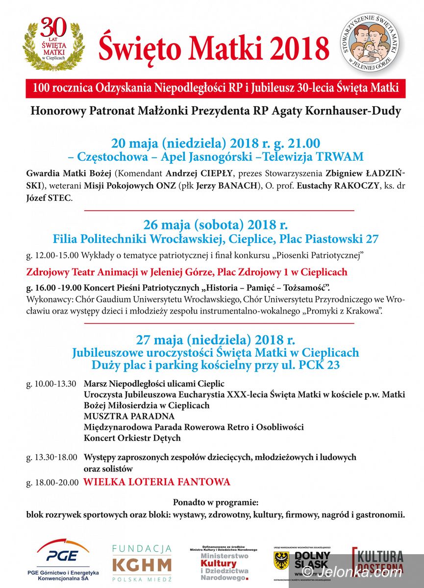 Jelenia Góra: Święto Matki 2018