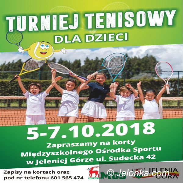 Jelenia Góra: Młodzi tenisiści powalczą o laury