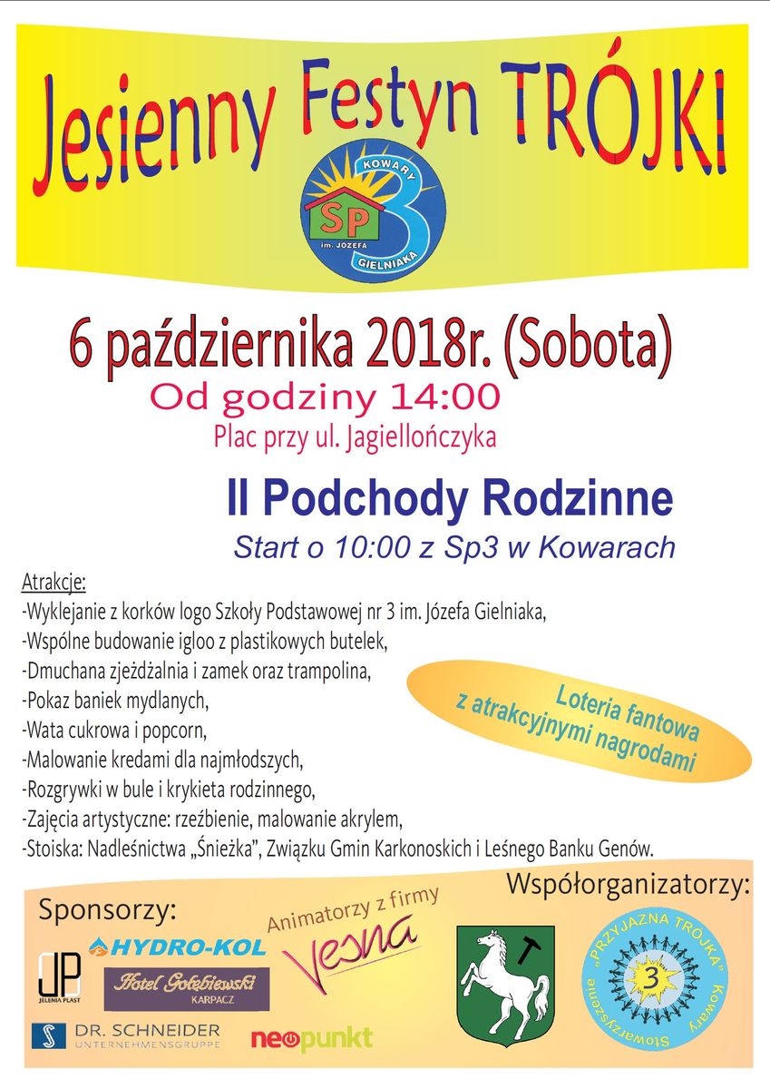 Kowary: Jesienny Festyn Trójki w Kowarach