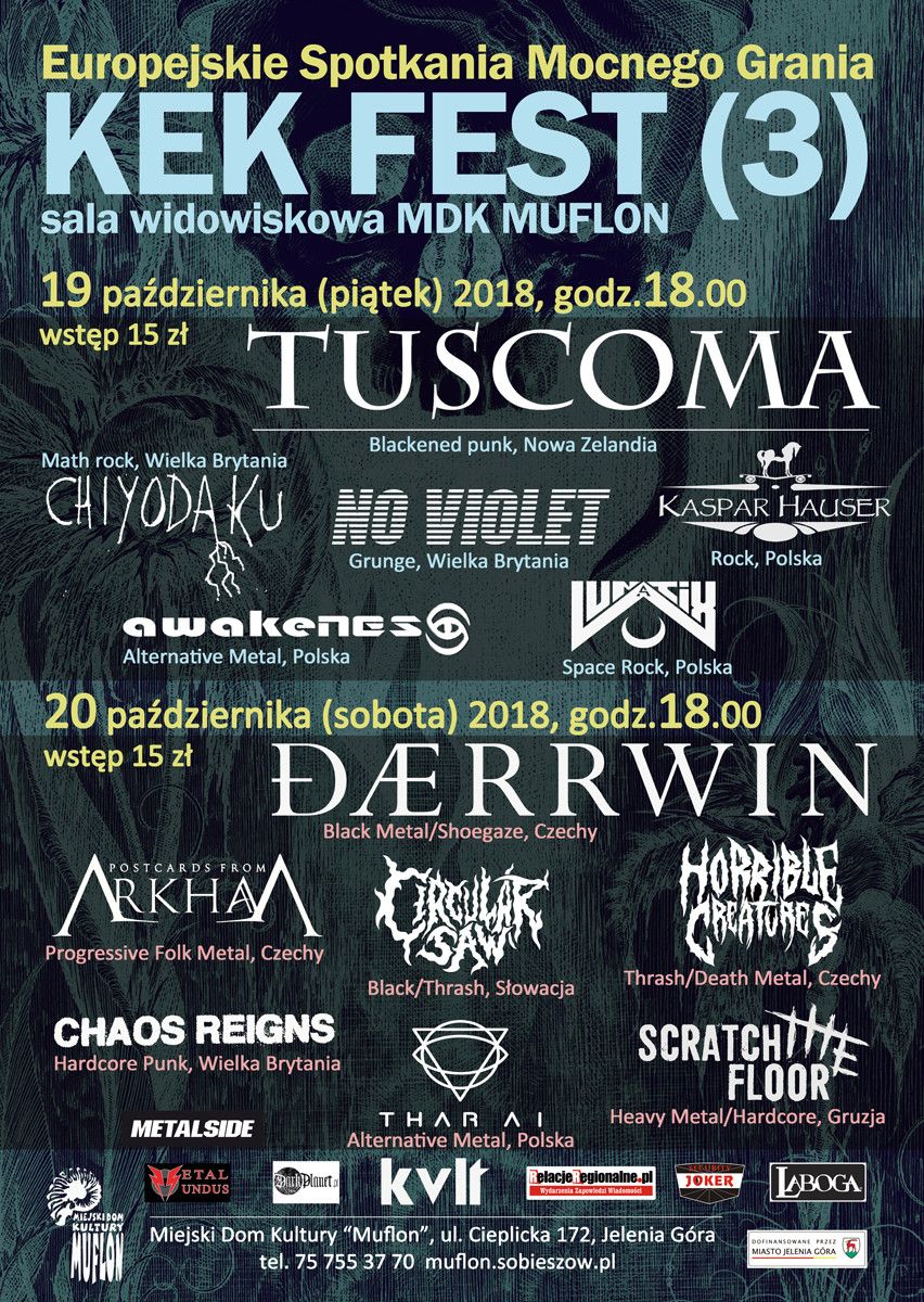 Jelenia Góra: KEK FEST(3) – w MDK „Muflon”