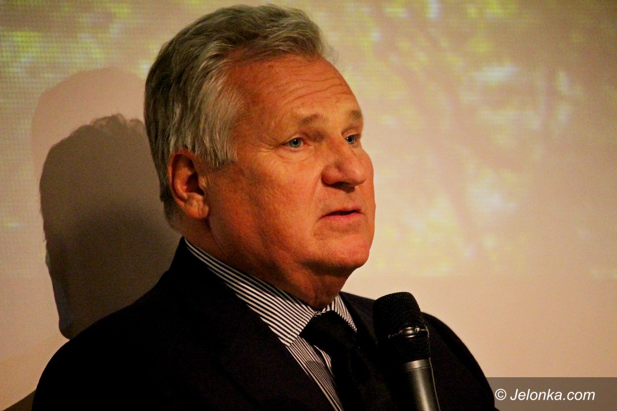 Jelenia Góra: Aleksander Kwaśniewski odwiedził Jelenią Górę