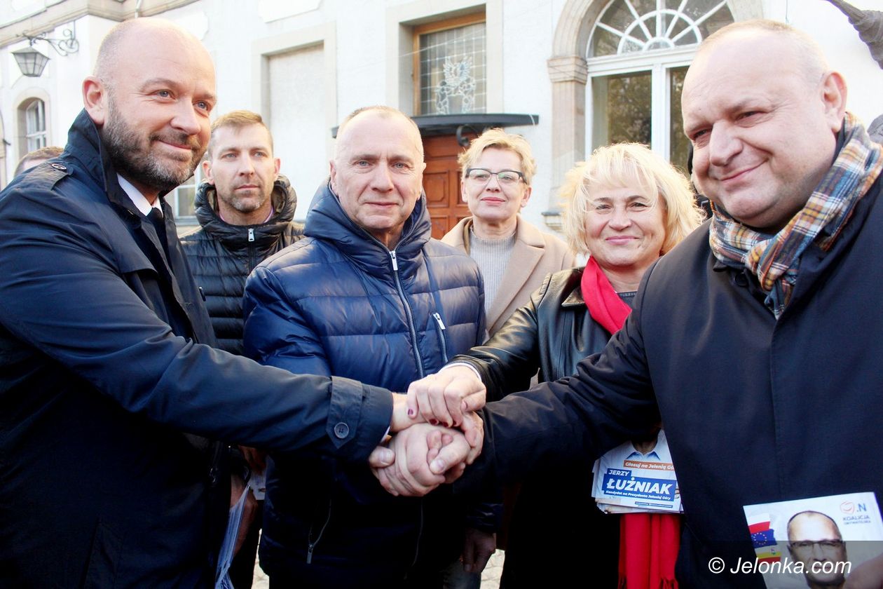 Jelenia Góra: Wsparcie z Wrocławia dla Jerzego Łużniaka
