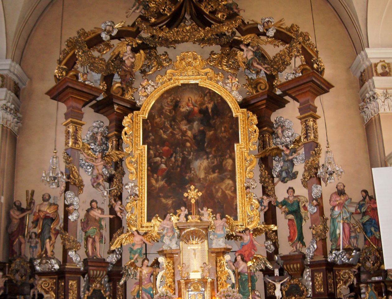 Jelenia Góra/Cieplice: O ołtarzu kościoła pw. Św. Jana Chrzciciela