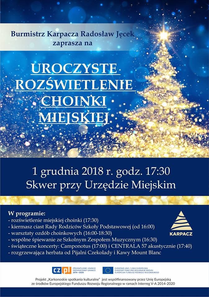 Karpacz: Zabłyśnie choinka pod Śnieżką