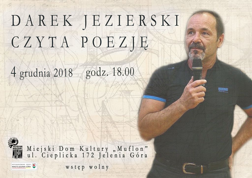 Jelenia Góra: Dariusz Jezierski z poezją w „Muflonie”