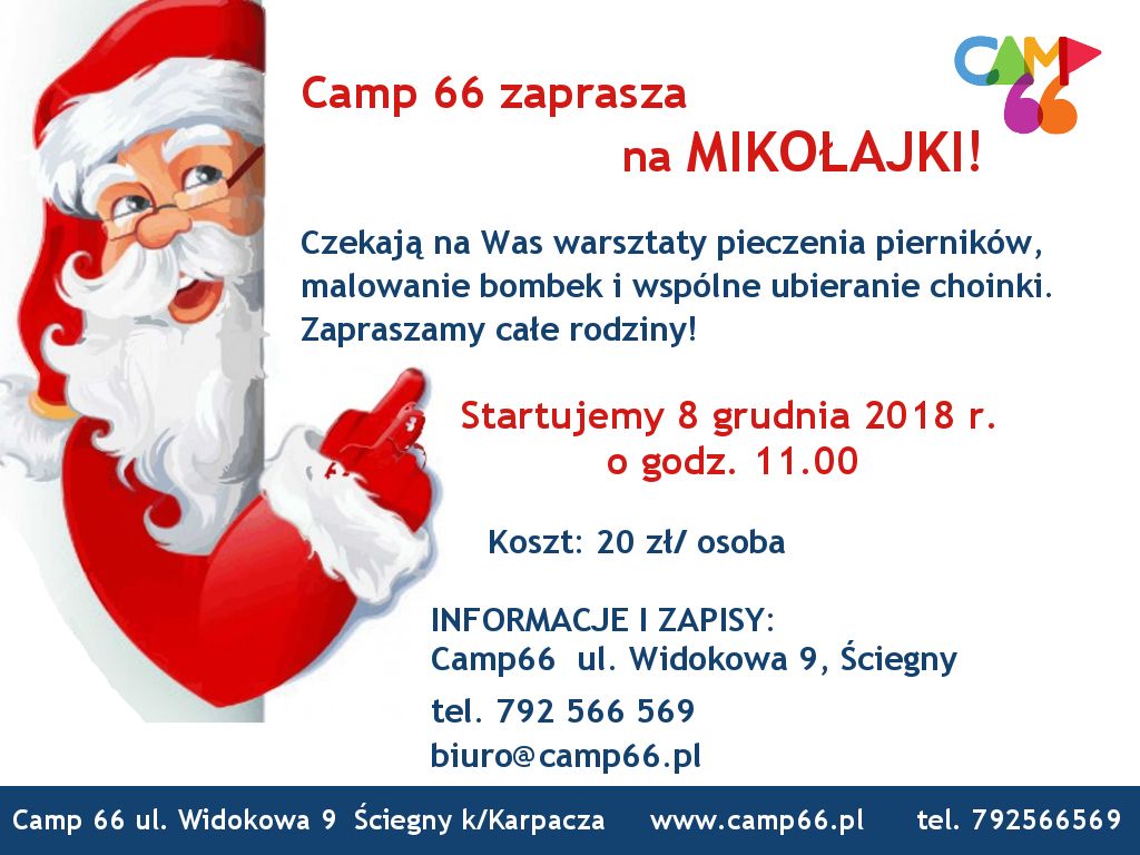 Ścięgny: Mikołajki w Campie 66