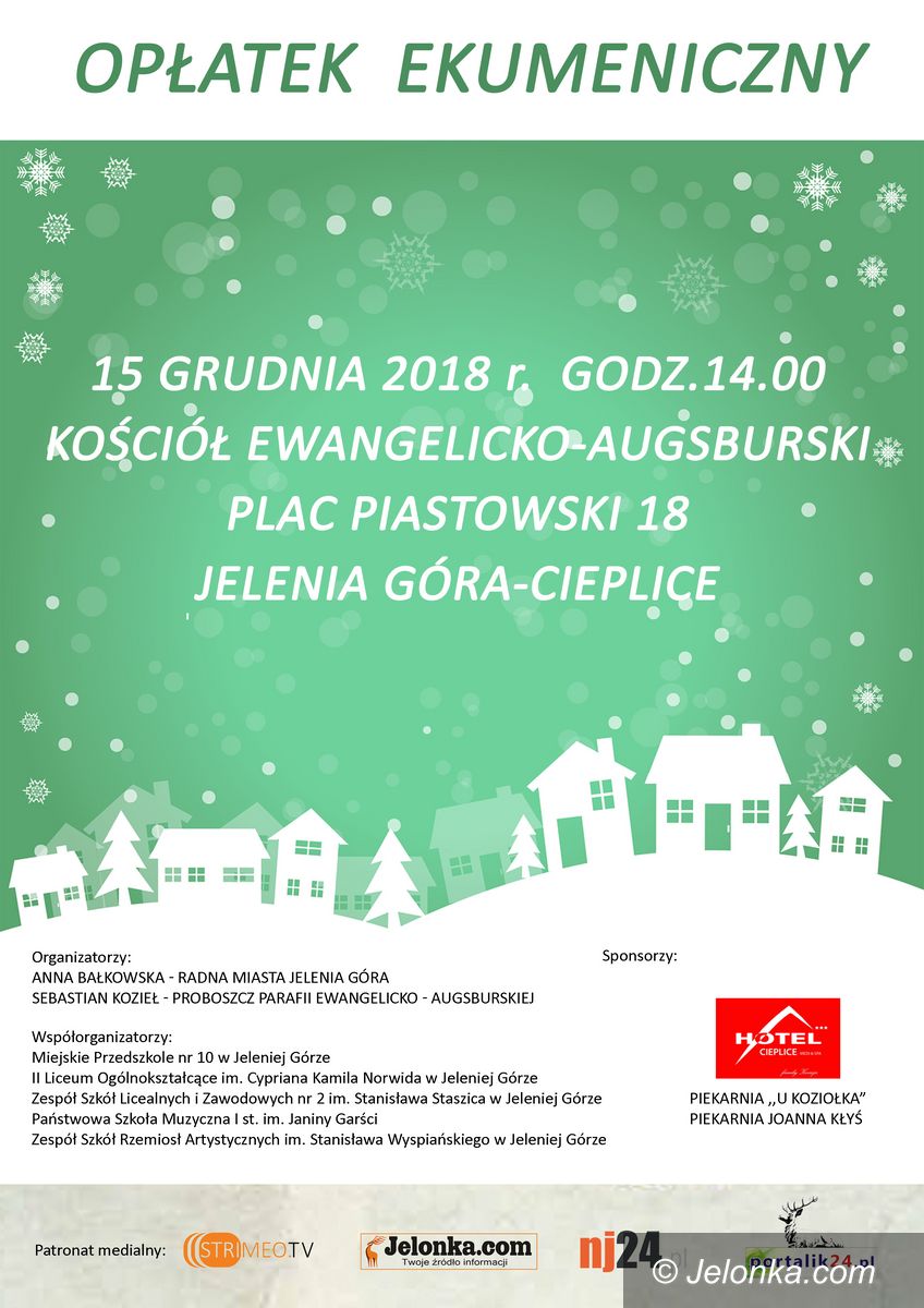Jelenia Góra: Opłatek ekumeniczny w Cieplicach