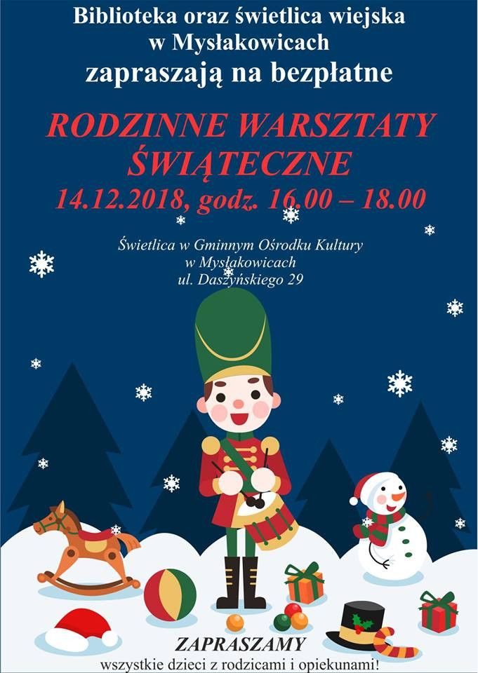 Mysłakowice: Warsztaty świąteczne w GOK–u