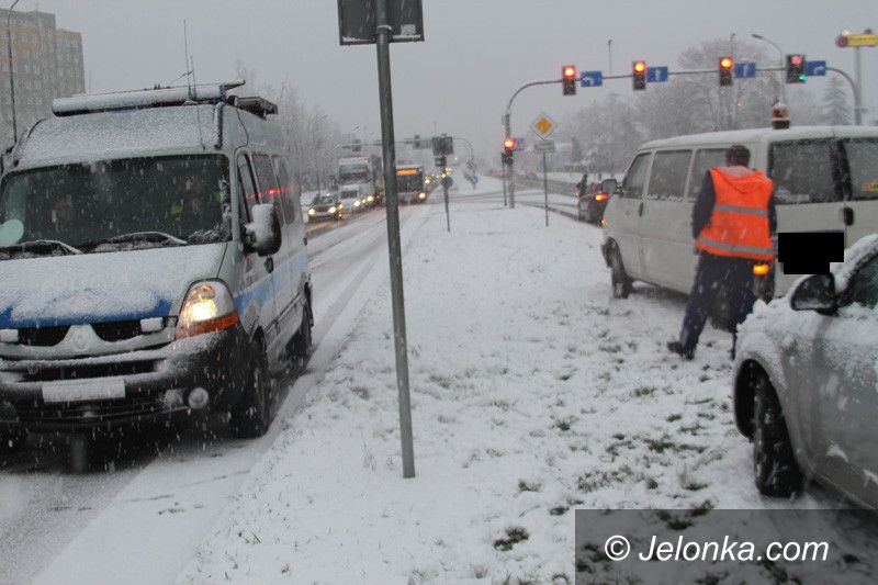 Jelenia Góra: Kolizyjnie przez pogodę