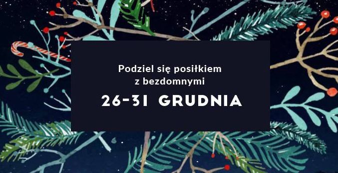 Jelenia Góra: Podziel się posiłkiem z bezdomnym