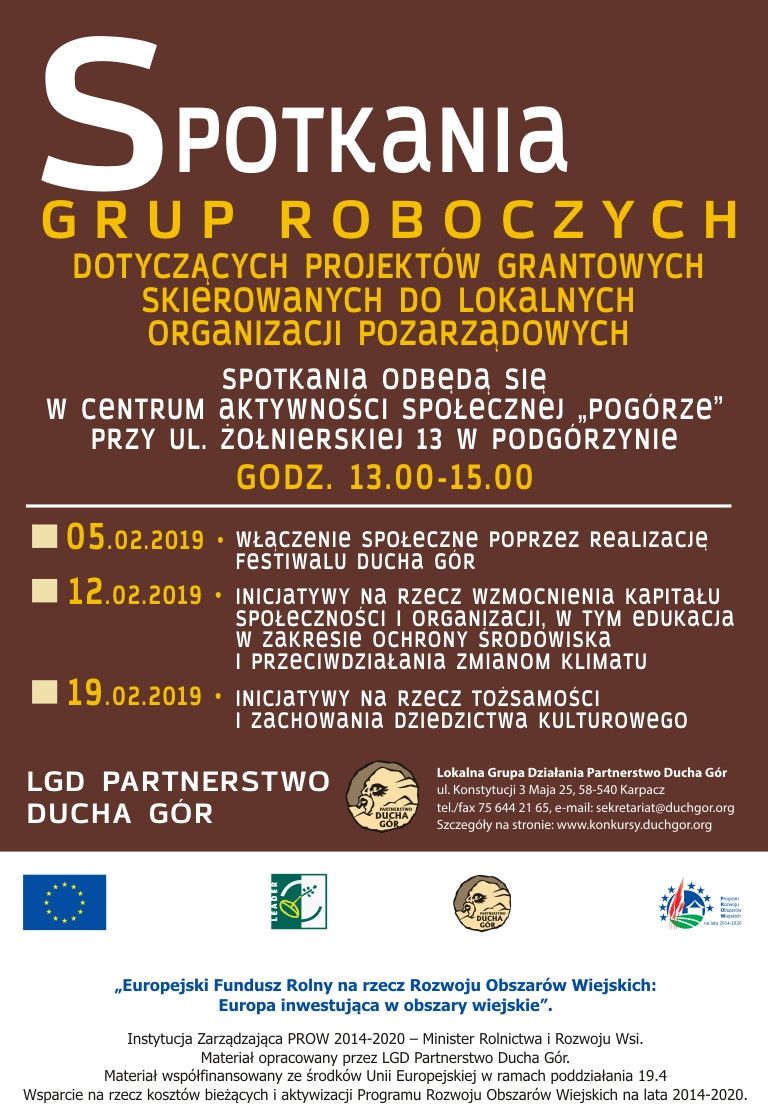 Podgórzyn: Pomogą powalczyć o granty