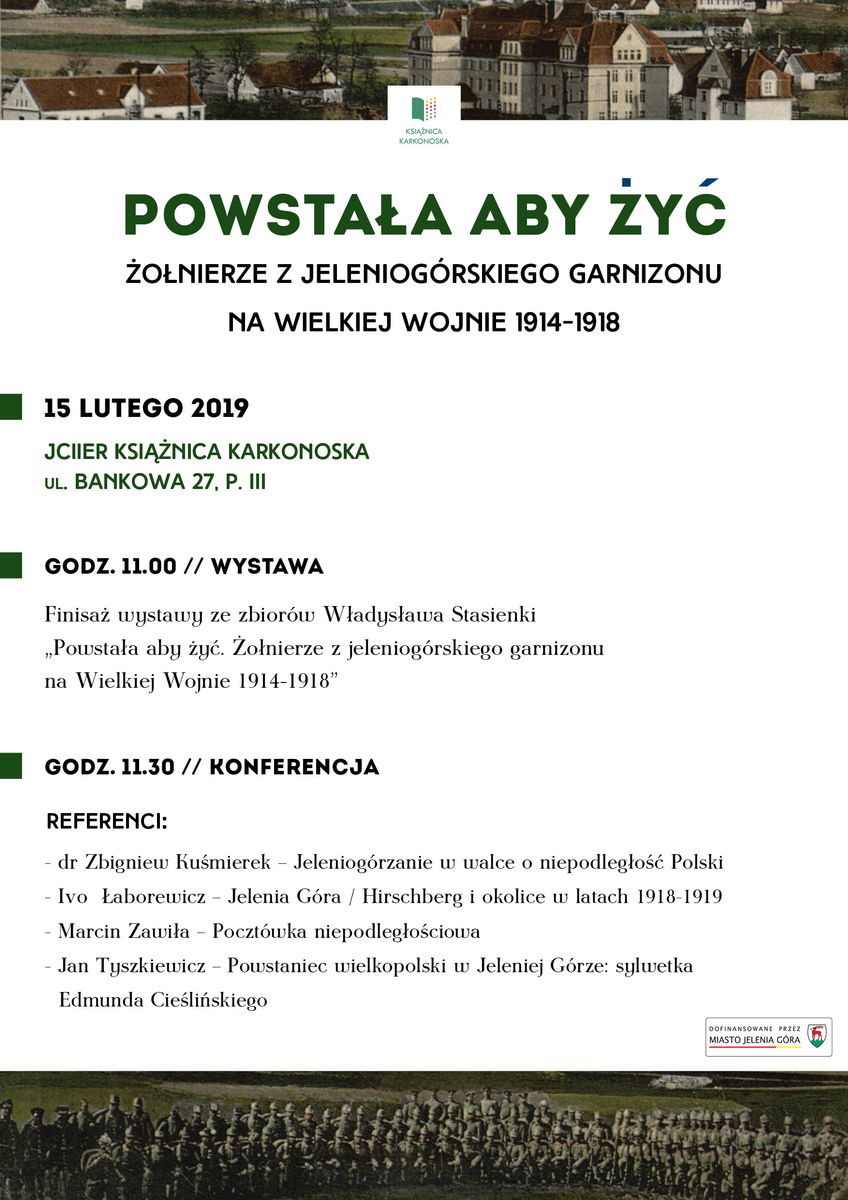Jelenia Góra: Powstała aby żyć – w Książnicy Karkonoskiej