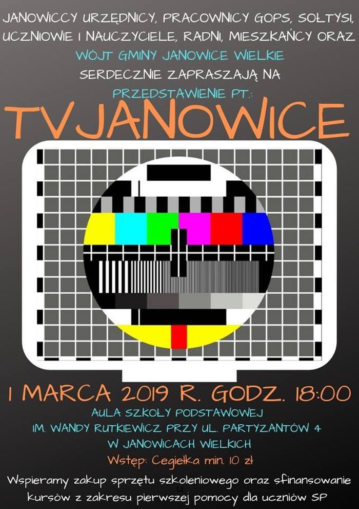 Janowice Wielkie: TV Janowice, czyli przedstawienie dobroczynne
