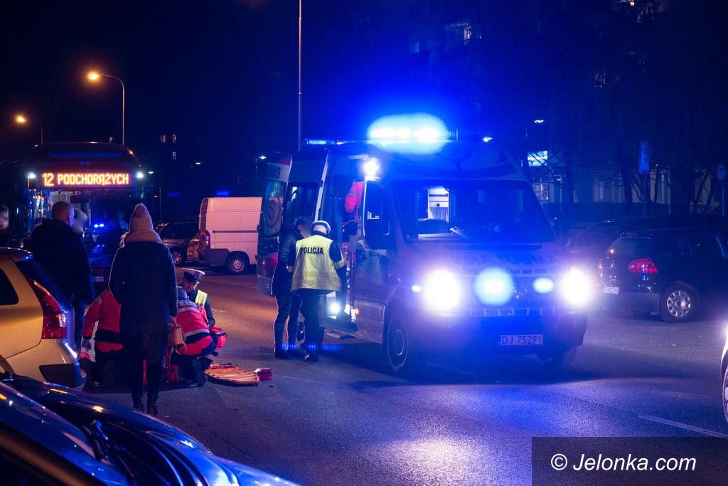 Jelenia Góra: Potrącenie na pasach