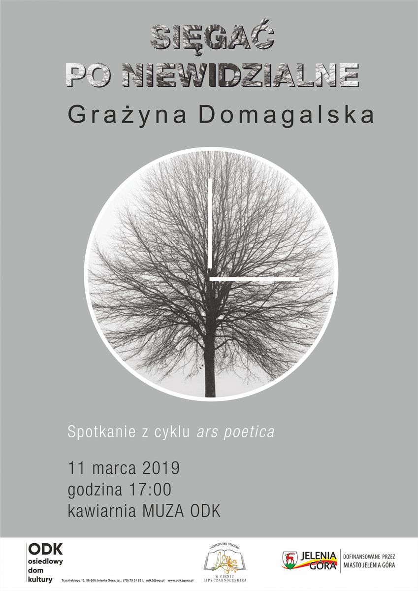 Jelenia Góra: "ars poetica" z Grażyną Domagalską