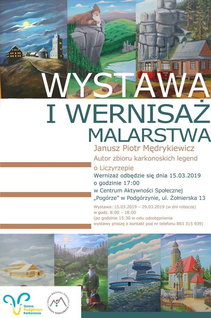 Podgórzyn: Wernisaż wystawy J.P. Mędrykiewicza
