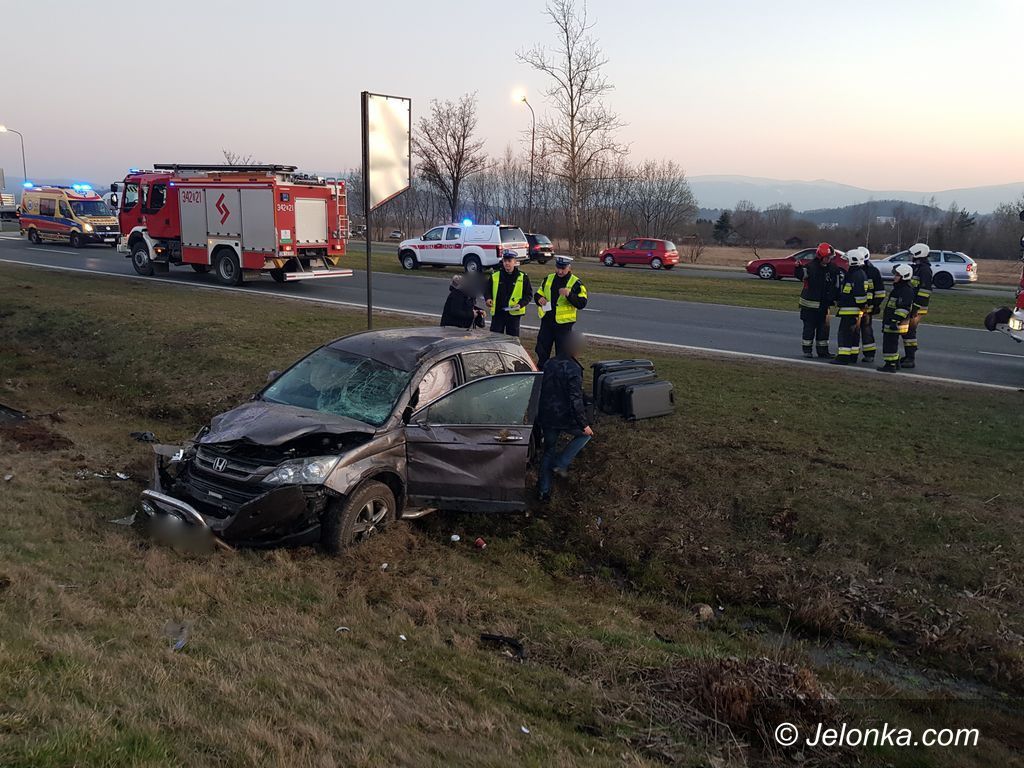 Jelenia Góra: Potrącenie pieszej