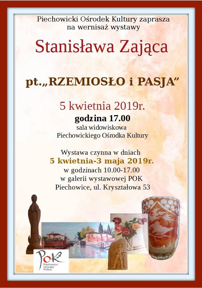 Piechowice: Wernisaż wystawy Stanisława Zająca w POK