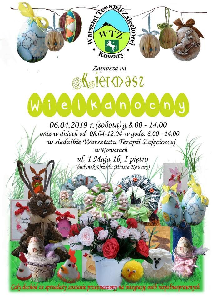 Kowary: Kiermasz wielkanocny w WTZ