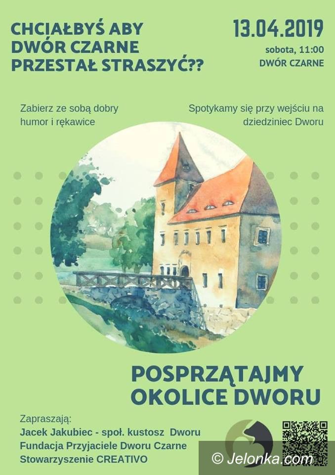 Jelenia Góra: Bedą sprzątać wokół Dworu Czarne i nie tylko