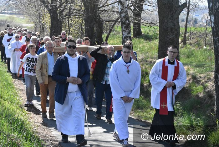 Jelenia Góra: Tłumy za krzyżem