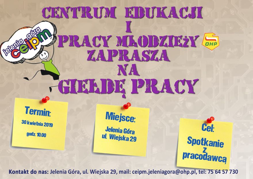 Jelenia Góra: Giełda pracy – jutro!
