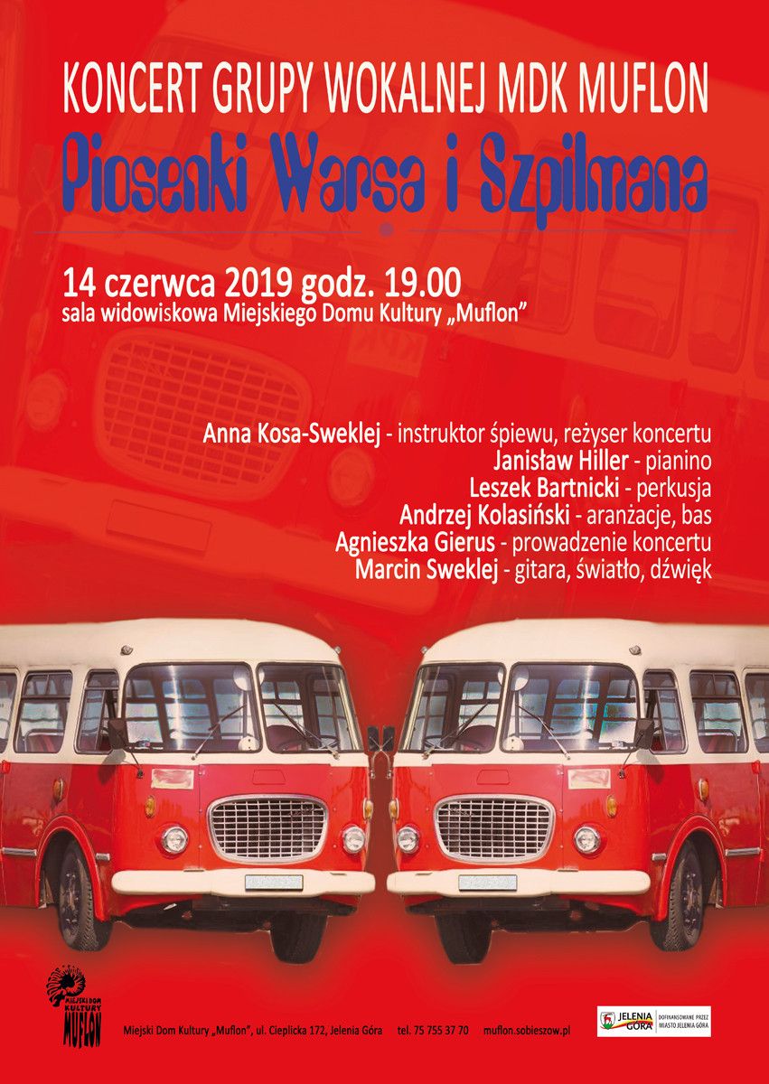 Jelenia Góra: Piosenki Warsa i Szpilmana w „Muflonie”
