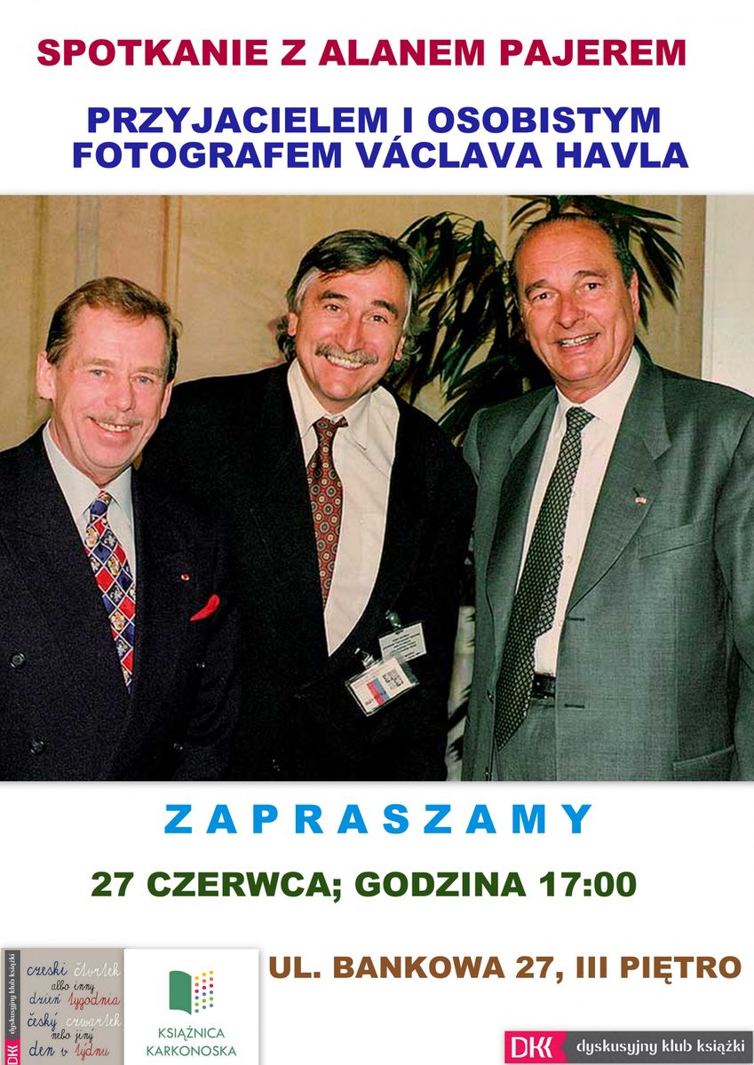 Jelenia Góra: Alan Pajer wkrótce w Książnicy