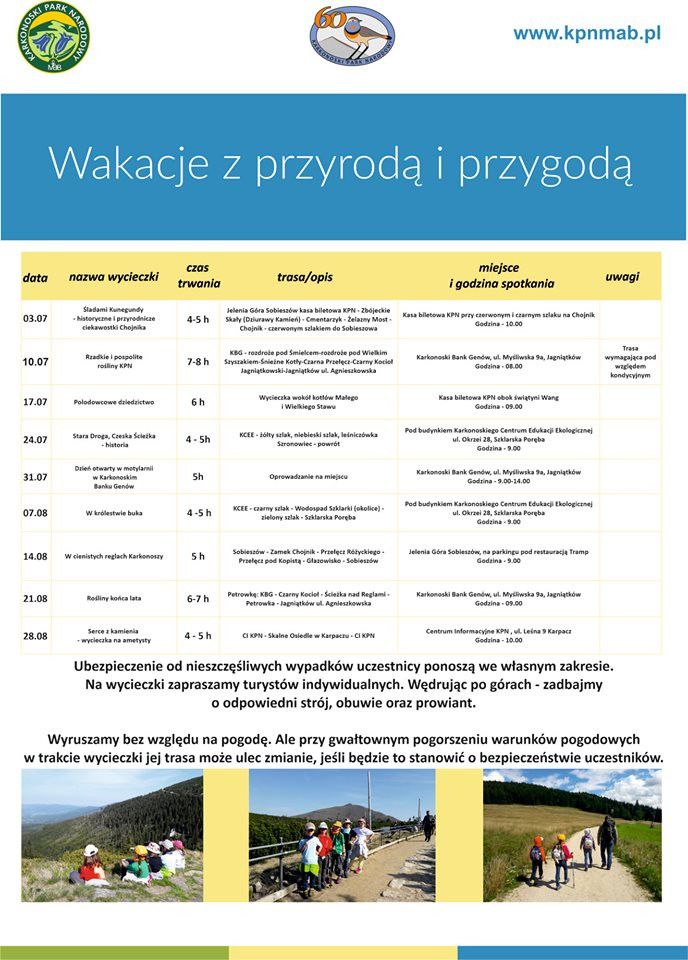 Region: Letnie wędrówki z KPN