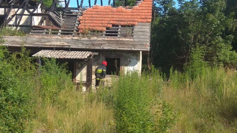 Jelenia Góra: Pożar w pustostanie