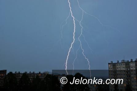 Jelenia Góra: W Jeleniej Górze i powiecie spodziewane burze z gradem