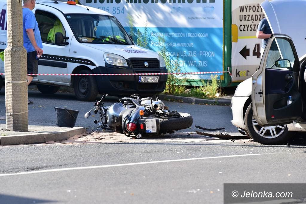 Jelenia Góra: Wypadek na Wolności