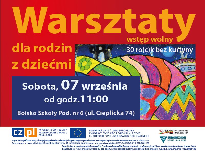 Jelenia Góra: Bezpłatne warsztaty i animacje dla rodzin w sobotę