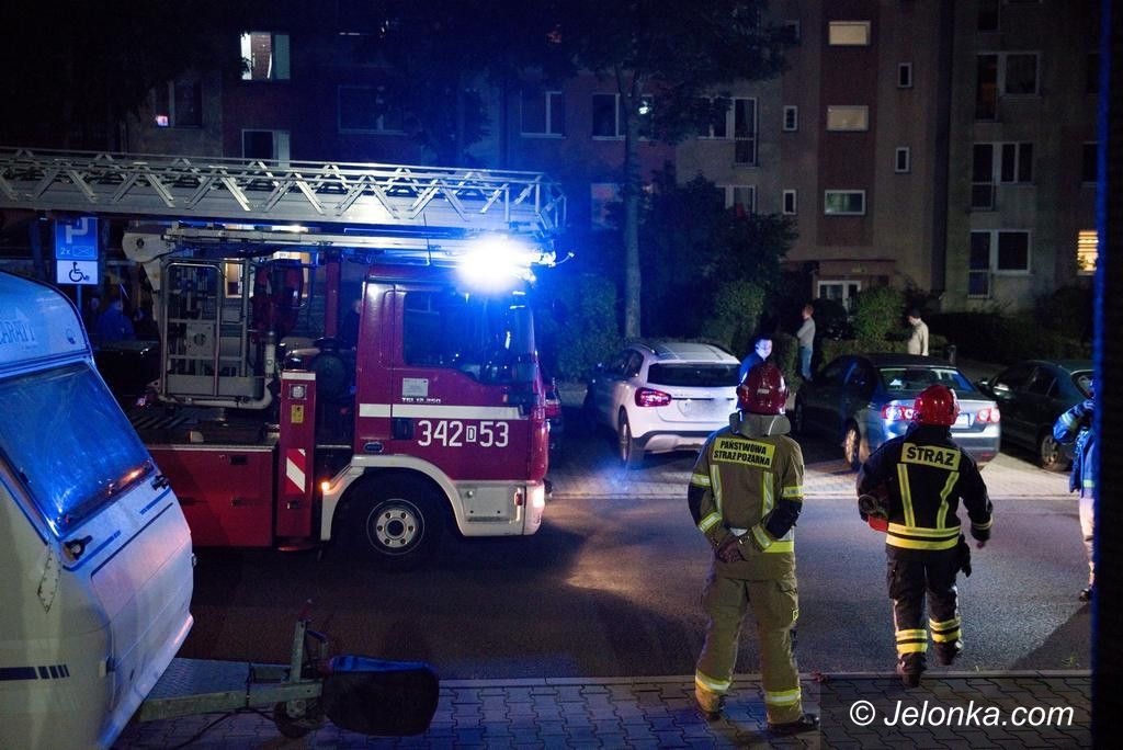 Jelenia Góra: Pożar na Zabobrzu