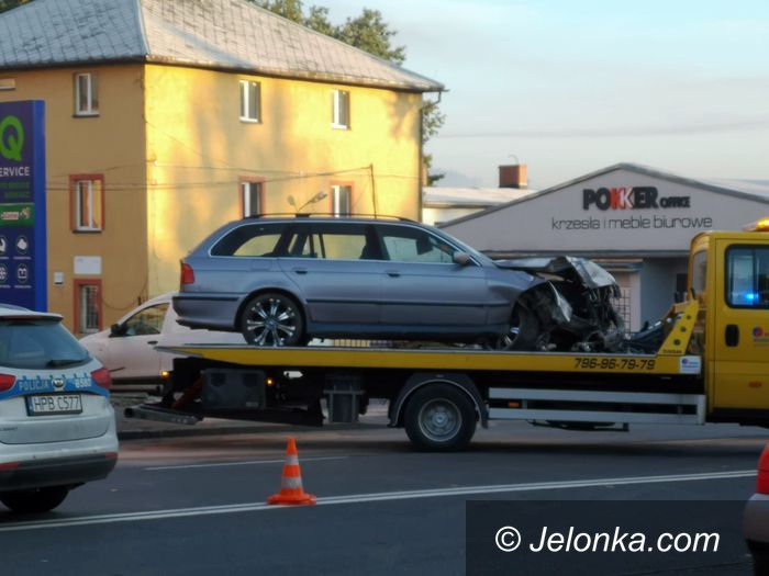 Jelenia Góra: Uciekał i spowodował kolizję z radiowozem