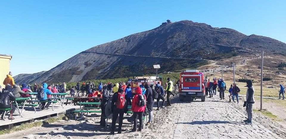 Karkonosze: Przeszkadzali gapie